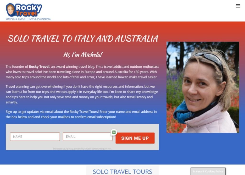 solo travel female blog