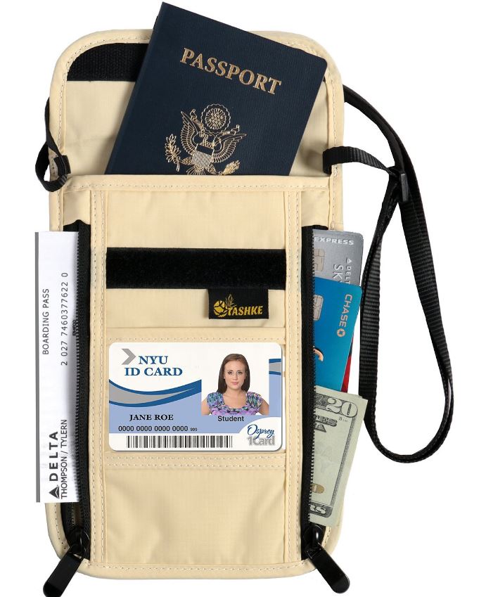 travel wallet passport rfid