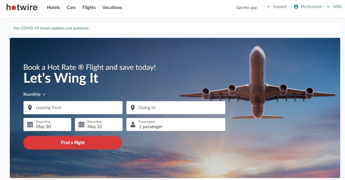 travel websites for airfare